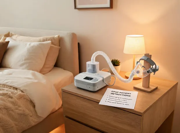 Bedside therapy setup
